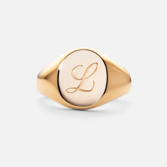 SIGNET RING (Solid Gold / Sterling Silver)